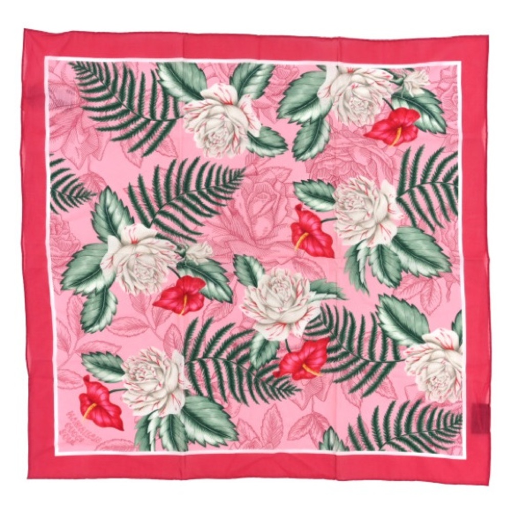 Authentic NWT Gucci Floral Cotton Scarf, Versatile and Stylish, 35in x 35in